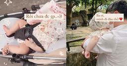 Á hậu Tường San lần đầu khoe cận ảnh chồng con, con gái nhỏ đúng chất tiểu thư