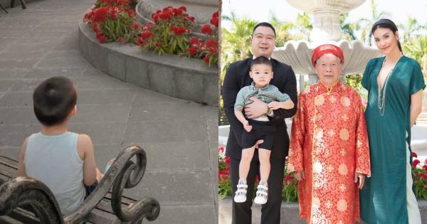 Lan Khuê khoe con, tiện thể khoe luôn biệt thự to như cung điện