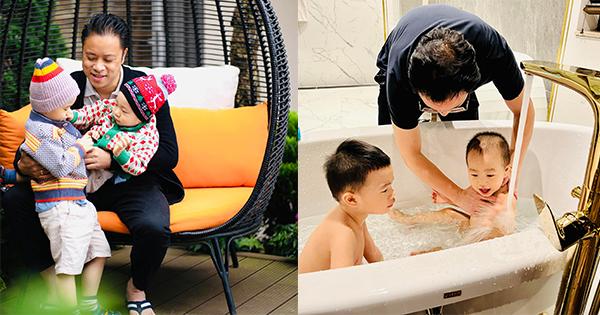 Ngày 8/3, Đinh Ngọc Diệp lại cảm ơn chồng vì "gánh vác hết để cả nhà no đủ"