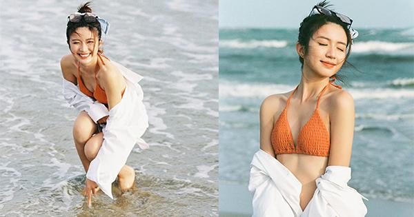 Vân Vân "Thương ngày nắng về" hiếm hoi tung ảnh diện áo tắm, khoe vẻ đẹp tươi sáng tuổi 23