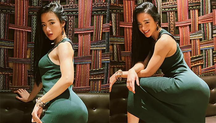Bỏ tu hành, Angela Phương Trinh zoom cận vòng 3 rộng 1 mét không thua kém Kim Kardashian