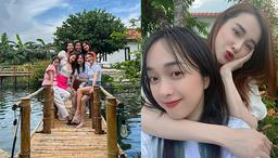 Trường Giang tổ chức sinh nhật cho Nhã Phương "vui tới bến" với hội bạn thân ở biệt thự nhà vườn