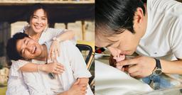 Quý Bình đăng ảnh âu yếm con trai ngay sau khi vợ đại gia nói lời cay đắng