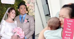 Bà xã Quý Bình lại mùi mẫn với chồng, tiết lộ tên và giới tính con đầu lòng