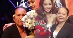 Mẹ Hoa hậu Ngọc Châu cả 2 lần con đăng quang đều mặc một bộ đồ