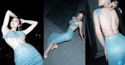 Hoa hậu Kỳ Duyên tạo dáng và đặt máy khó bắt chước khoe đường đua cơ thể