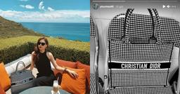 Phanh Lee mua túi hiệu đắt đỏ nhưng nhìn họa tiết chẳng khác gì mặt ghế bình dân