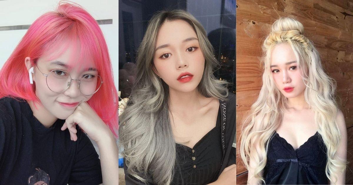 Bộ sưu tập màu tóc của các nữ streamer: Tưng bừng rực rỡ sắc màu