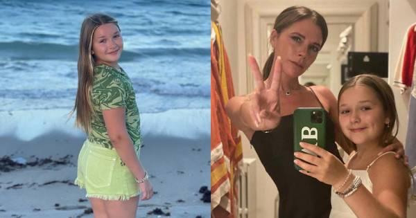 Con gái David Beckham lại trở thành tâm điểm của cư dân mạng vì cân nặng