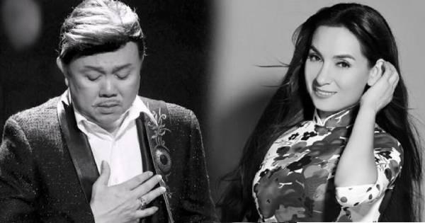 Việt Hương khóc nức ở mộ Chí Tài sau khi đưa tro cốt Phi Nhung về Mỹ