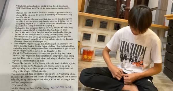 Xuất hiện biên bản nhận tiền có chữ ký Hồ Văn Cường: Không có tiền cát xê