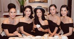 Hồng Nhung và Diễm My 9x hóa ra lại là chị em họ rất gần