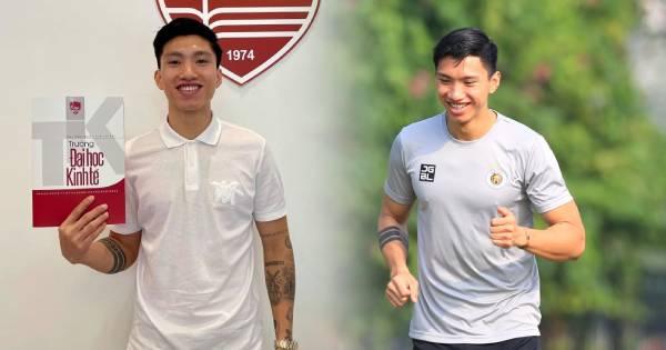 Tranh thủ thời gian nghỉ sau chấn thương, Đoàn Văn Hậu đi học đại học