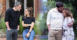 Ben Affleck dắt tình mới và vợ cũ đưa con đi chơi Halloween, cả nhà cùng vui