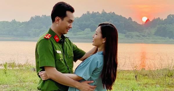 Ngọc Anh - nữ y tá "Phố trong làng" - ăn ý khi đóng cảnh tình cảm với nam diễn viên có vợ Anh Tuấn