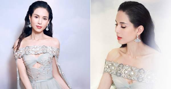 "Tiểu Long Nữ" Lý Nhược Đồng lên đồ như đi thi hoa hậu, 55 tuổi mà ngỡ 30