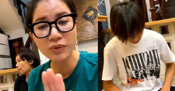 Trang Khàn dịu dàng chúc Hồ Văn Cường thành công