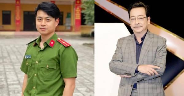 Con trai NSND Hoàng Dũng để ria mép, giống bố đến ngỡ ngàng