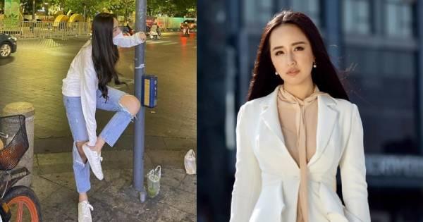 "Hoa hậu chứng khoán" từng dát hàng hiệu nay mặc quần rách đi giày bệt xuống phố