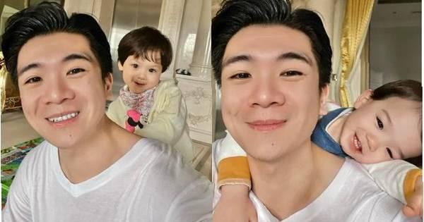 Cặp cháu nội song sinh bí ẩn nhà bầu Hiển khiến dân tình đặc biệt quan tâm