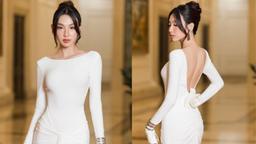 Diện váy ôm sát khoe đường cong, Hoa hậu Thuỳ Tiên để lộ 1 khuyết điểm chí mạng