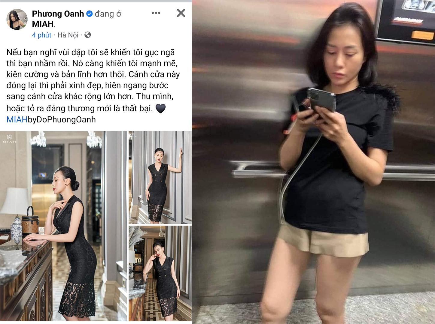 Nửa đêm Phương Oanh đăng đàn trên MXH, tuyên bố sẽ hiên ngang bước sang cánh cửa khác rộng lớn hơn