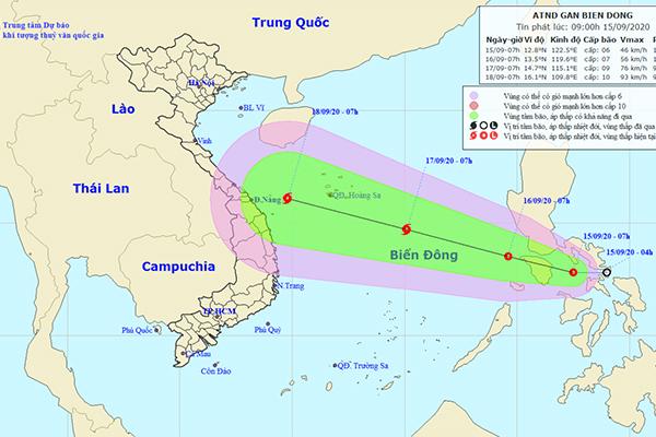Áp thấp nhiệt đới giật cấp 8 áp sát biển Đông, khả năng mạnh thành bão