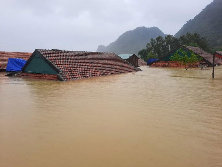 Quảng Bình: Lũ vượt mức lịch sử năm 1979 gần 1m