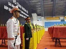 Lễ tang 22 chiến sĩ hy sinh tại Quảng Trị