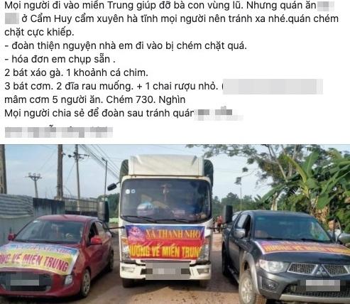 Đi từ thiện bị "chém" 200k cho 3 bát cơm và 2 đĩa rau, chủ quán lên tiếng