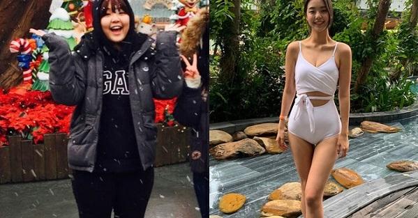 Nhờ giảm 30 kg, cô gái 85 kg thành hot girl