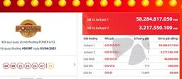 Hai người ở Hà Nội trúng Vietlott hơn 61 tỷ đồng