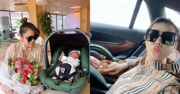 6 ngày sau khi đi đẻ 1 mình, Quế Vân đã diện đồ mát mẻ ra đường