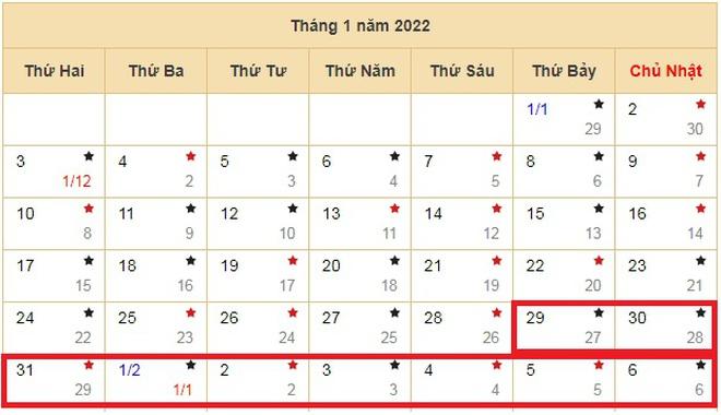 Lịch nghỉ Tết Nguyên đán Nhâm Dần năm 2022: Người lao động được nghỉ 9 ngày