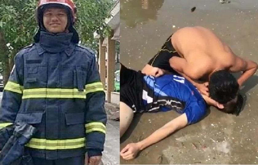 Sĩ quan cảnh sát cứu 4 người đuối nước được Bộ trưởng Công an thăng cấp hàm Đại úy