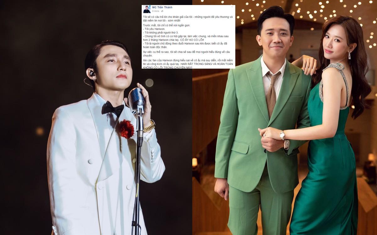 So sánh cách ứng xử của Trấn Thành và Sơn Tùng khi bạn gái bị chỉ trích