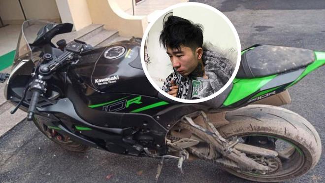Xử lý siêu xe Kawasaki ZX 10R tang vật như thế nào trong vụ "cuỗm" 3 tỷ tại ngân hàng đình đám