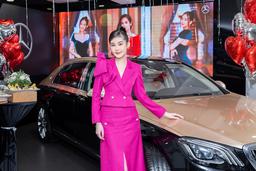 Lê Âu Ngân Anh chơi sang tậu xế hộp 8 tỷ mừng thăng chức Giám đốc