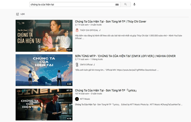 MV Chúng ta của hiện tại bỗng dưng biến mất khỏi Youtube
