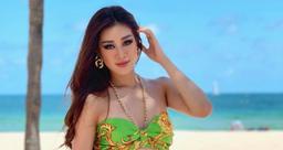 Khánh Vân tung bộ ảnh áo tắm, nói lời tạm biệt nơi đăng cai Miss Universe