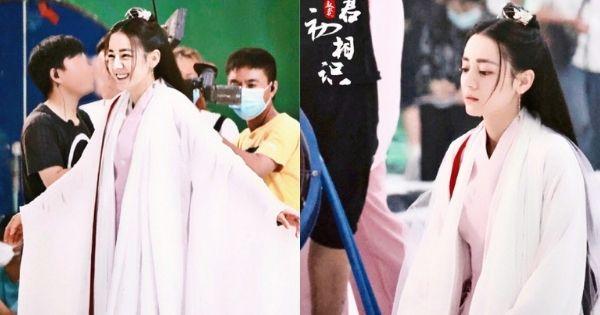 Loạt ảnh của Địch Lệ Nhiệt Ba trong hậu trường phim "Ngự Giao Ký"