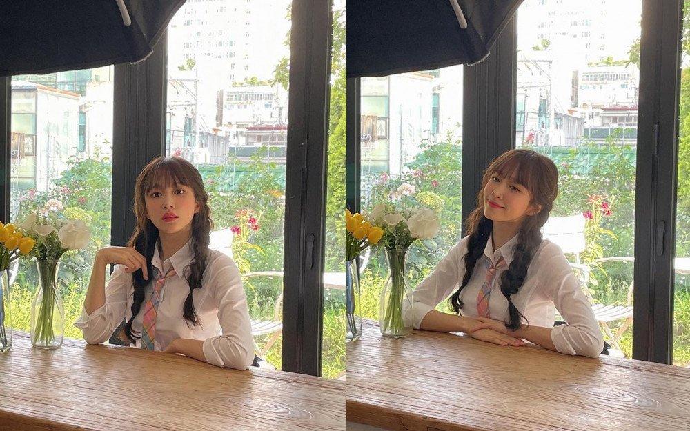 Hani (EXID) hiếm hoi khoe loạt ảnh xinh như búp bê