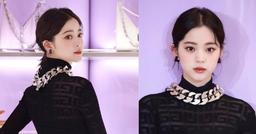 Âu Dương Na Na diện "cây đen" quyến rũ tại sự kiện thương hiệu Givenchy