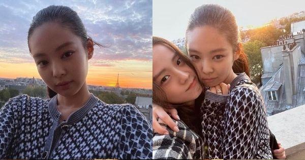 Jennie - Jisoo mặt mộc check in tháp Eiffel