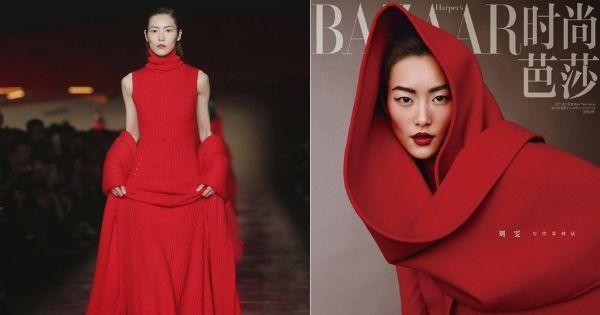 Liu Wen và những lần tỏa sáng với phong cách "đỏ rực"