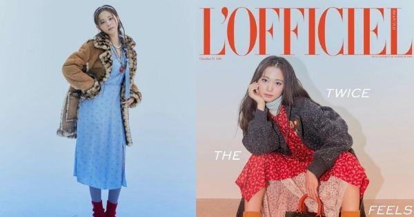 Tzuyu đem gương mặt "trời phú" cùng biểu cảm cứng đờ lên tạp chí L'Officiel