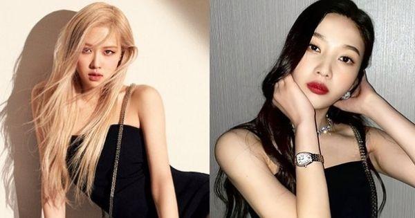 Rosé (Blackpink) vs Joy (Red Velvet) đụng độ váy dây xích 35 triệu, ai gợi cảm hơn?