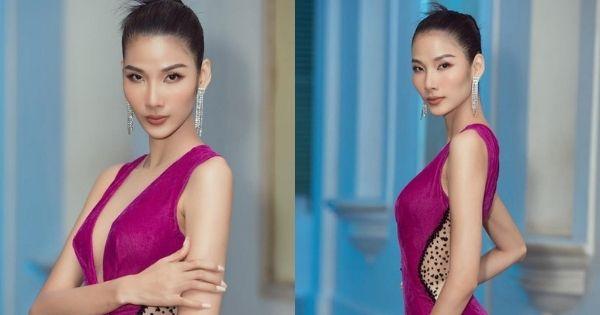 Hoàng Thùy diện chiếc đầm "quắn quéo" sâu tít, chiếm spotlight trong sự kiện ở Lãnh sự quán Pháp