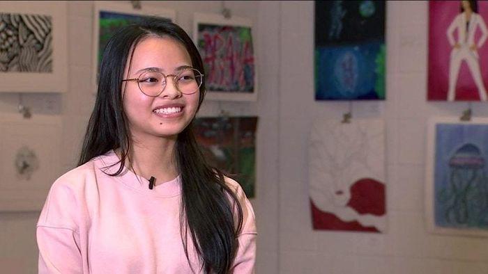 Nữ sinh gốc Việt lọt top 10 điểm cao nhất thế giới ở môn nghệ thuật