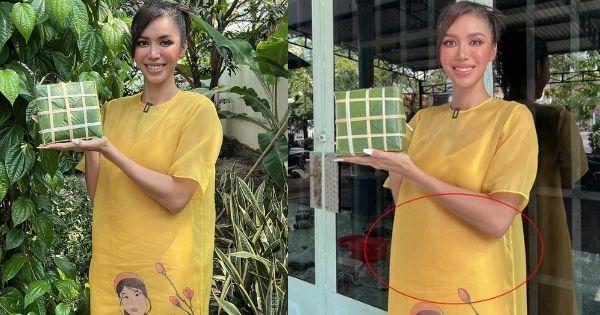Minh Tú càng ngày càng to bụng sau khi công khai bạn trai ngoại quốc